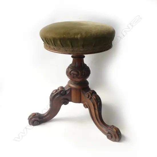 VICTORIAN PIANO STOOL