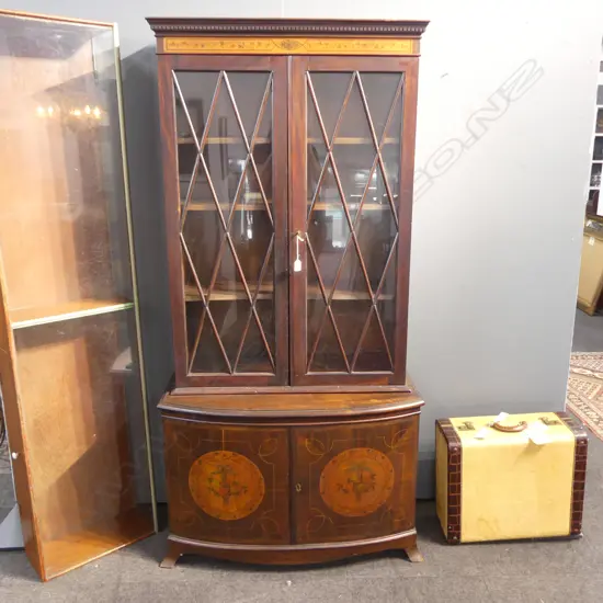 GEORGIAN STYLE DISPLAY CABINET 1000x480x1940mm