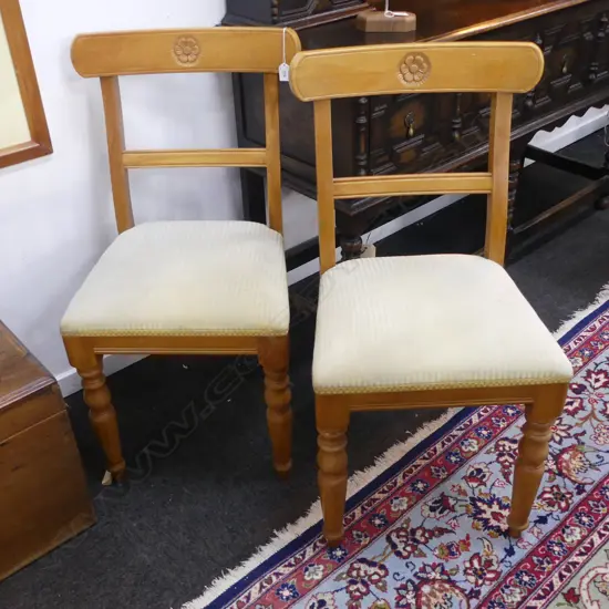 PR RIMU VICTORIAN STYLE DINING CHAIRS