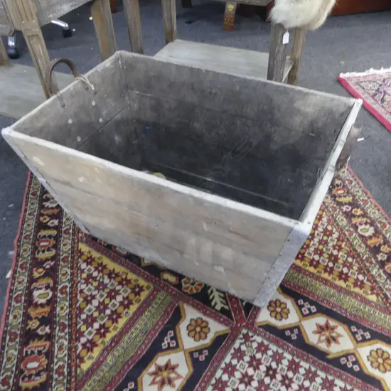 LG RUSTIC WOODEN BASKET 510x830x520mm