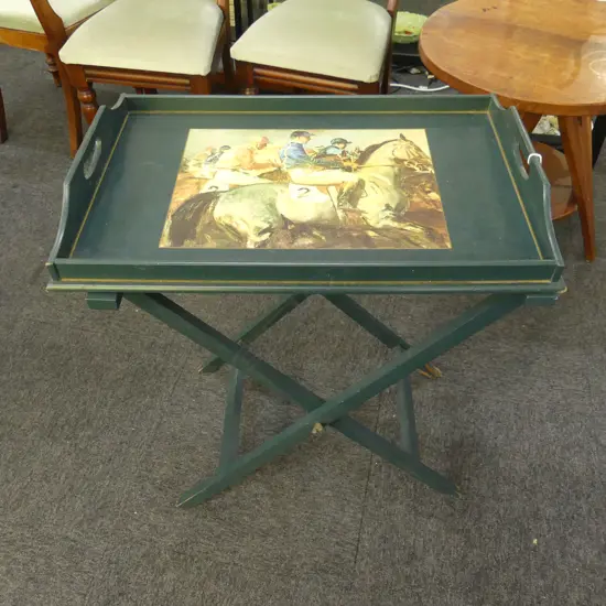 GREEN TRAY TABLE 445x670mm