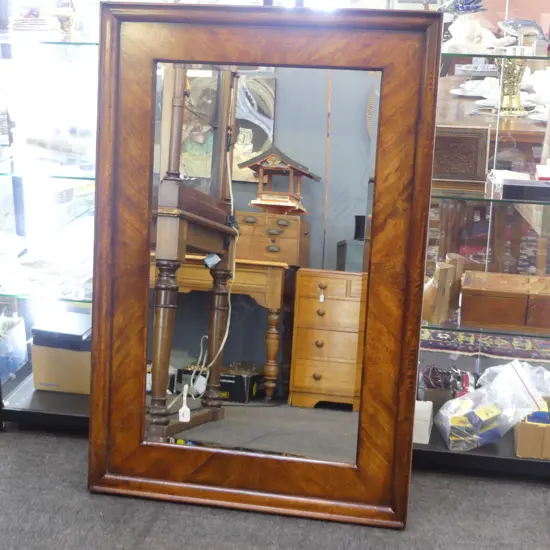 LG MODERN WOODEN FRAMED MIRROR 1200x800mm