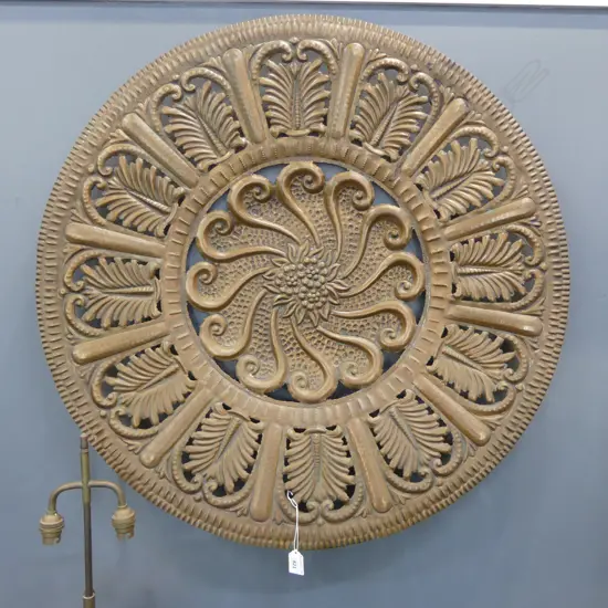 RETRO COPPER WALL ART DIA800MM