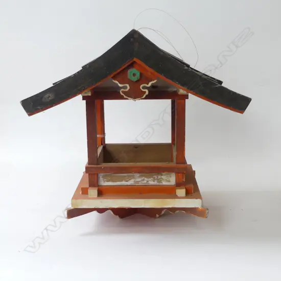 JAPANESE PAGODA BIRD HOUSE H.370mm 