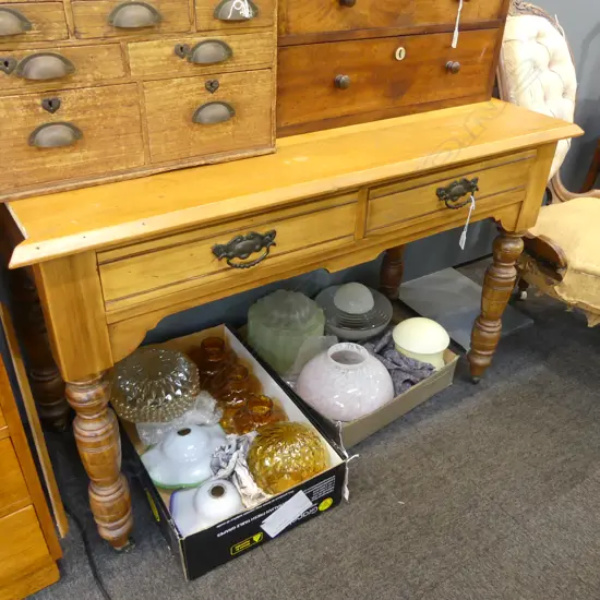 EDWARDIAN KITCHEN / HALL TABLE 1140x510x735mm