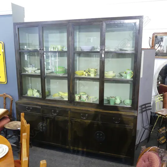 LG ORIENTAL GLAZED DISPLAY CABINET 2000x450x2100mm