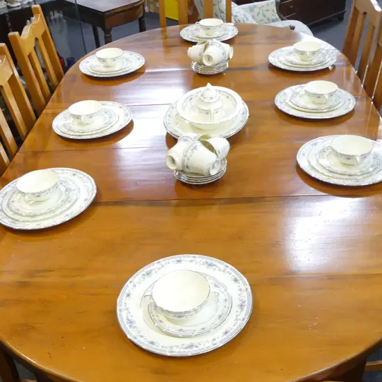 LG MINTON 'BELLEMEADE' DINNER SERVICE INCL. 8 DINNER PLATES, 43 PCES APPROX