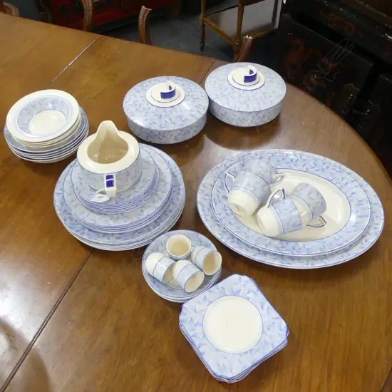 DECO ROYAL DOULTON 'ENVOY' PART DINNER SERVICE