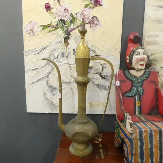 LG BRASS INDIAN COFFEE POT H.885mm