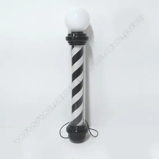 BLACK & WHITE BARBERS POLE H.1080mm