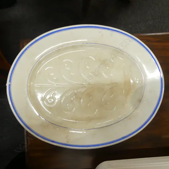 LG FRENCH OVAL MEAT DISH PLATTER 470x600mm