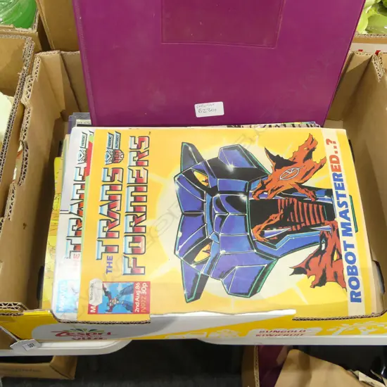 COMICS; 80+ LATE 80s MARVEL TRANSFORMER + FOLIO OF 'THE PUNISHER' 