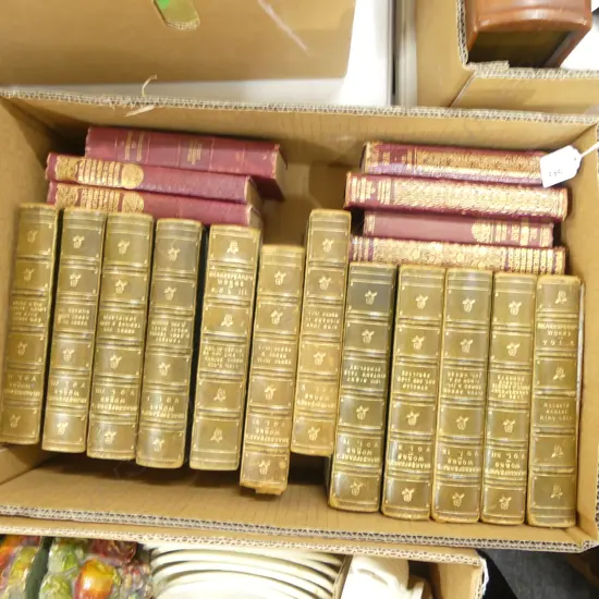 ASST. ANTIQUE BOOKS; SHAKESPEARE ETC