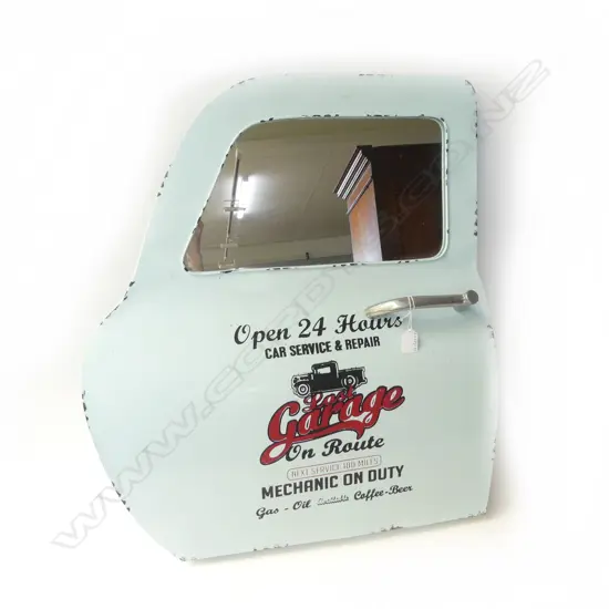 VINTAGE STYLE DECORATIVE CAR DOOR MIRROR 690x600mm