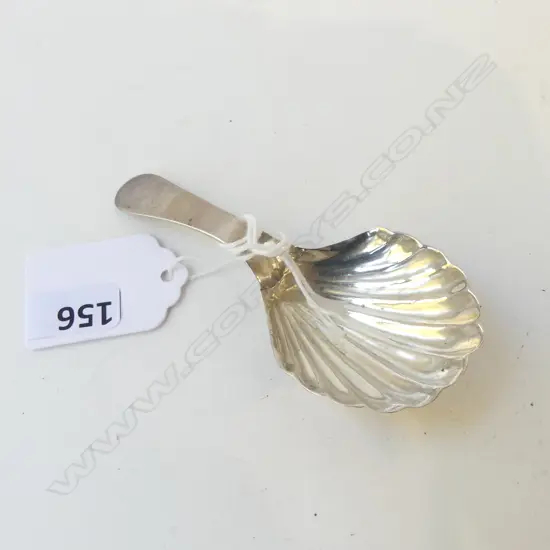 ANTIQUE  SILVER CADDY SPOON, 11gm