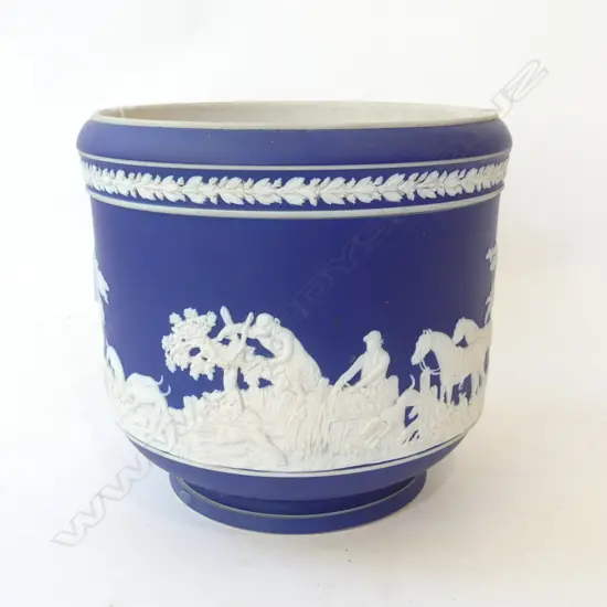 ADAM TUNSTALL COBALT BLU JARDINIERE, H.200mm