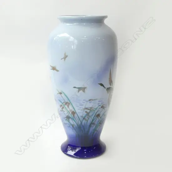 FALCON WARE, MISTY MOON PATTERN, HAND PAINTED VASE, H.380mm