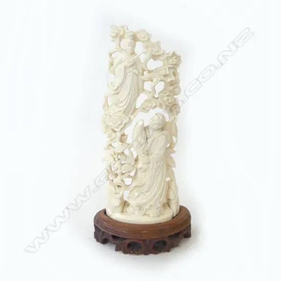 CHINESE IVORY FIGURE GROUP H.200mm