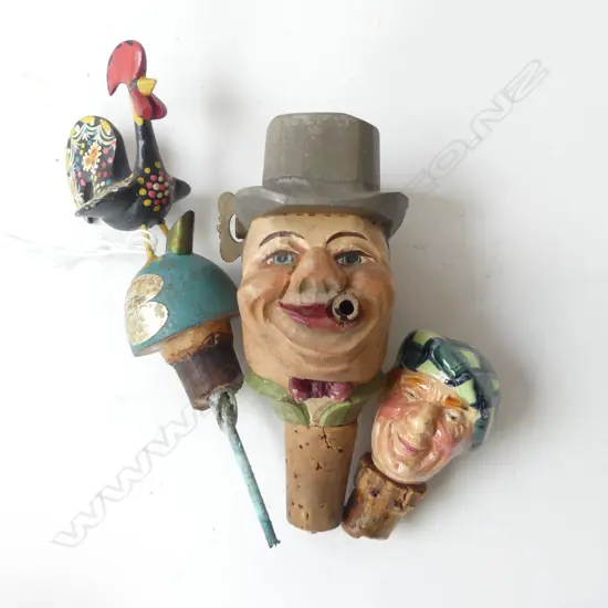 VINTAGE NOVELTY BOTTLES STOPPER, 120mm LARGEST