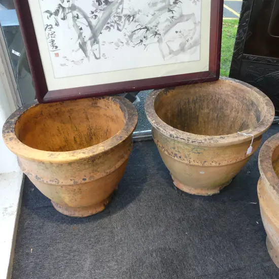 PR LG TERRACOTTA POTS H.450mm, 580mm dia