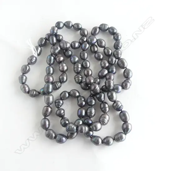 DYED? FRESH WATER PEARL NECKLACE L.1200mm