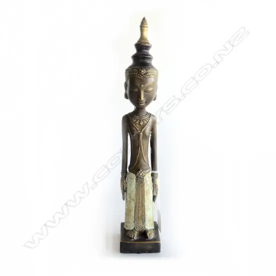 INDONESIAN BRASS STATUE, H.330mm