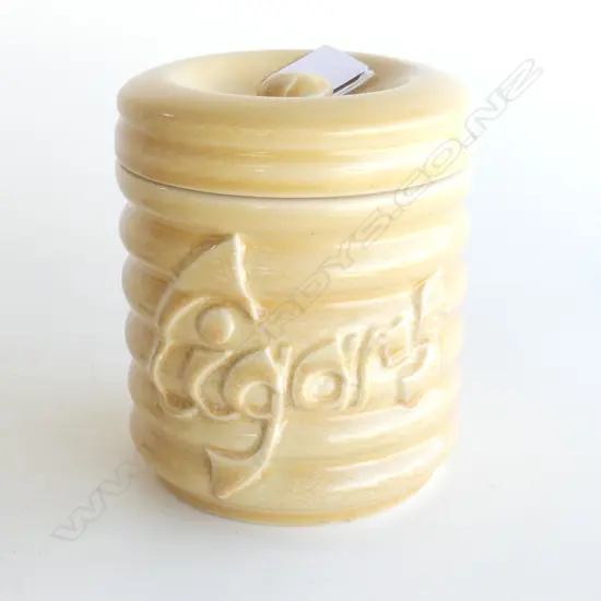 CROWN LYNN CIGAR BARREL, TIKI STAMP TO BASE, H.140mm 