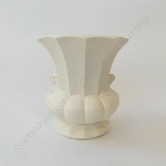 CROWN LYNN WHITE VASE #603 H.170mm