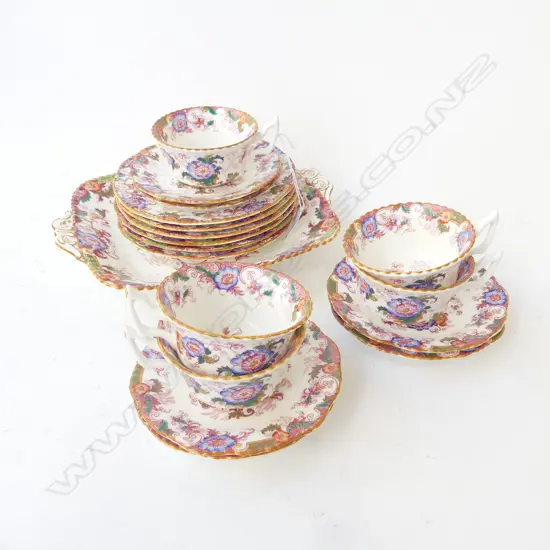 ASST COALPORT TRIOS + PLATES