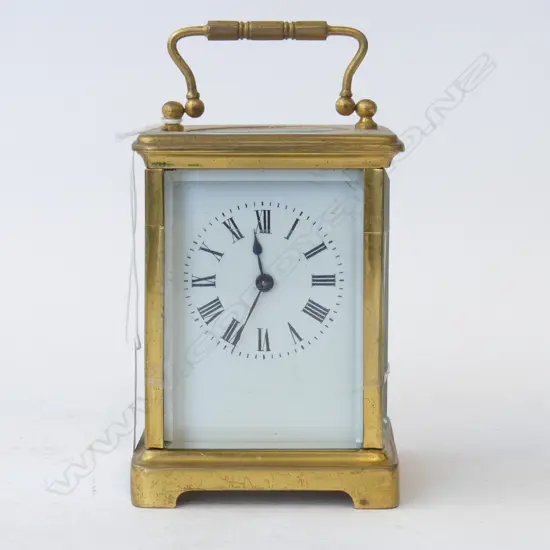 ANTIQUE FRENCH CARRIAGE CLOCK H.120mm some faults