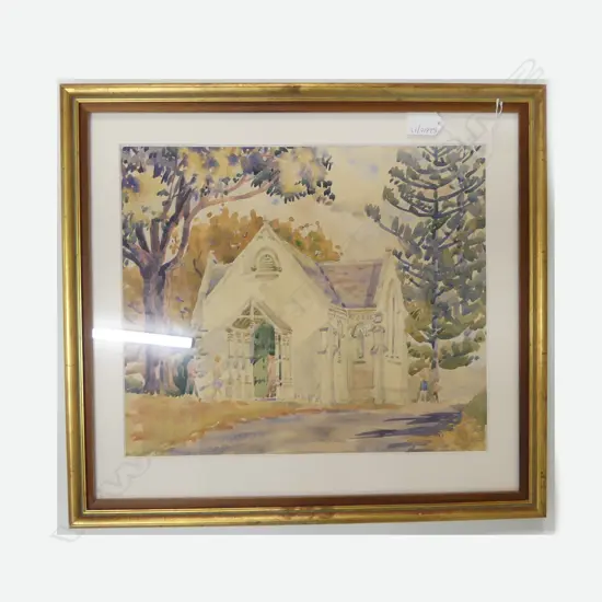 A. FUNNELL 'ST MARYS CHURCH PARNELL' WC 310x360mm