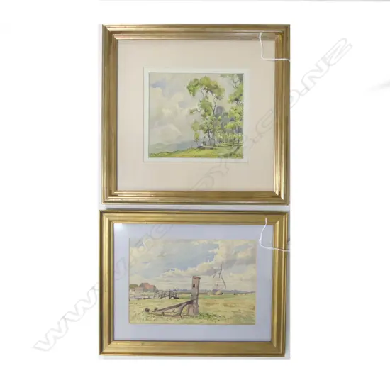 2 LANDSCAPE WCs, S. KENNEDY 155x175mm, UNKNOWN 155x240mm