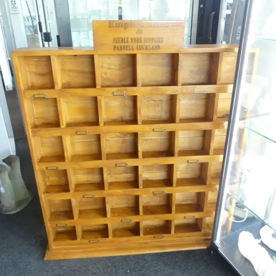 WOODEN PIGEON HOLES 980x160x1150mm