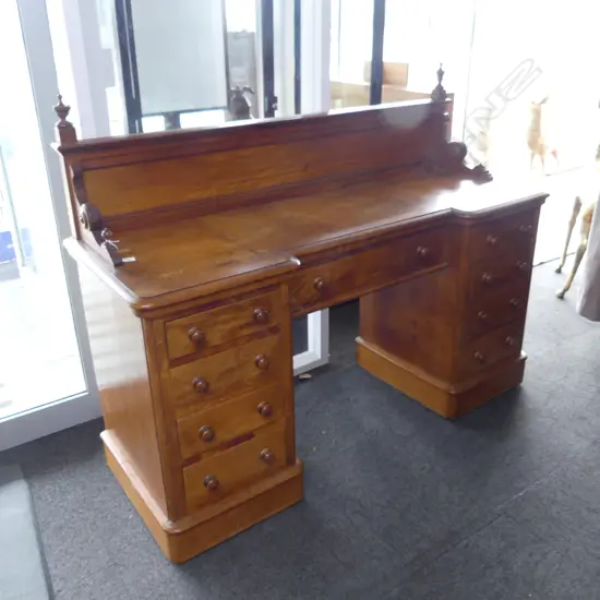 COLONIAL KAURI DOUBLE PEDESTAL DESK 1500 x 540 x 1140mm (see long description for history)