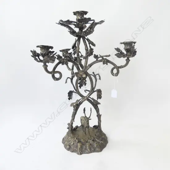 LG VICTORIAN 4 LIGHT TABLE CANDELABRA H.540mm