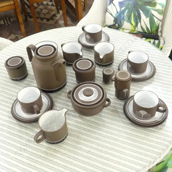 HORNSEA 'IMPACT 1977' COFFEE SET