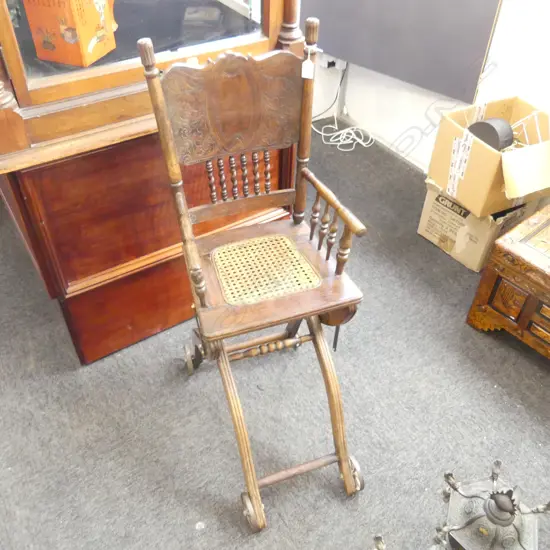 VICTORIAN FOLDING HIGH CHAIR