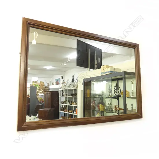 ETHAN ALLEN LGE CHERRY WOOD WALL MIRROR 1325 X 860mm