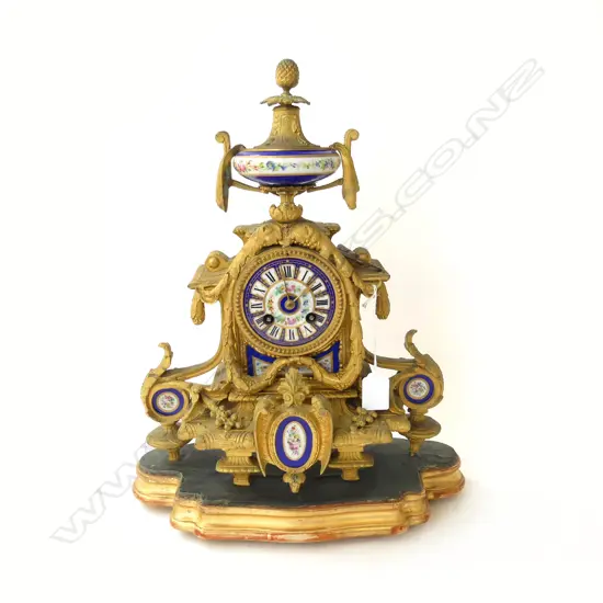 19thC FRENCH ORMOLU MANTLE CLOCK H.425mm