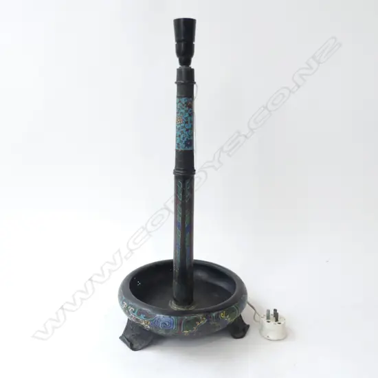 CLOISONNE LAMP BASE H.550mm