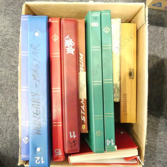 WORLD STAMP ALBUMS + LOOSE STAMPS