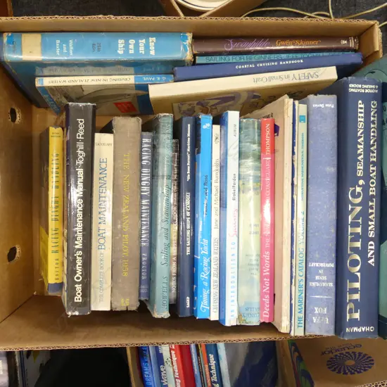 BOOKS; SAILING & BOAT BUILDING
