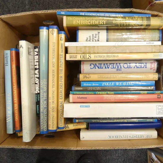 ASST. BOOKS; ARTS, WEAVING ETC