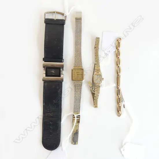 SWEDA QUARTZ & CITIZEN QUARTZ WATCH & WALLY LEATHER STRAP WATCH