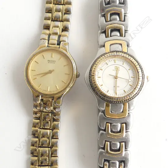2 LADIES WRIST WATCHES; SEIKO & NOBLIA