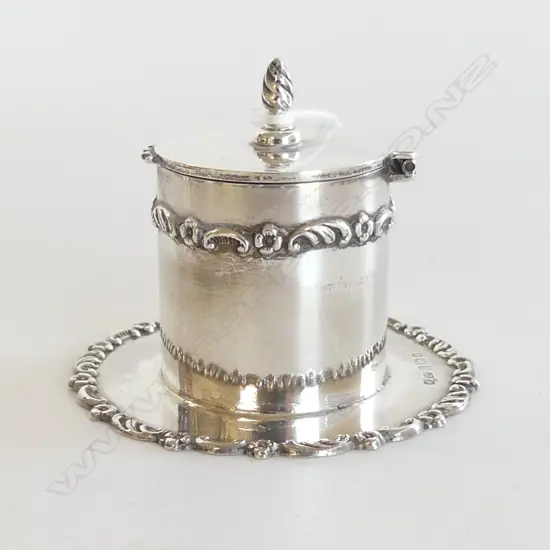 STG SILVER INKWELL, B'HAM 1903 66gms