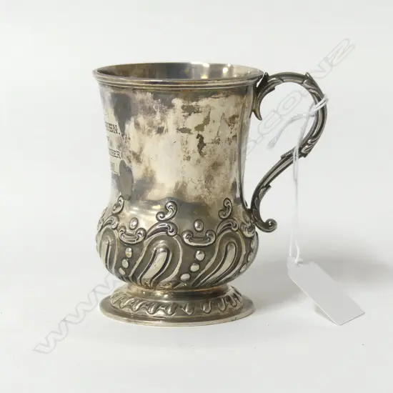 STG SILVER CHRISTENING MUG, SHEFFIELD 1899 156gms