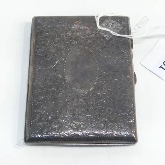 S/SILVER CIG CASE 76G