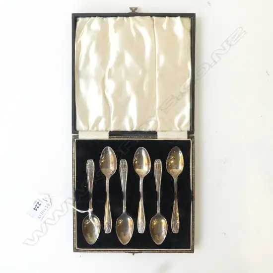 CASEDSET S/SILVER COFFEE SPOONS 76G