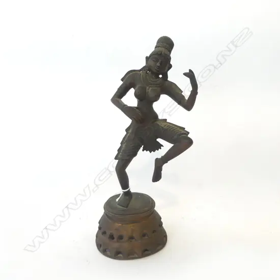 INDIAN BRONZE DANCING FIGURE H.285mm